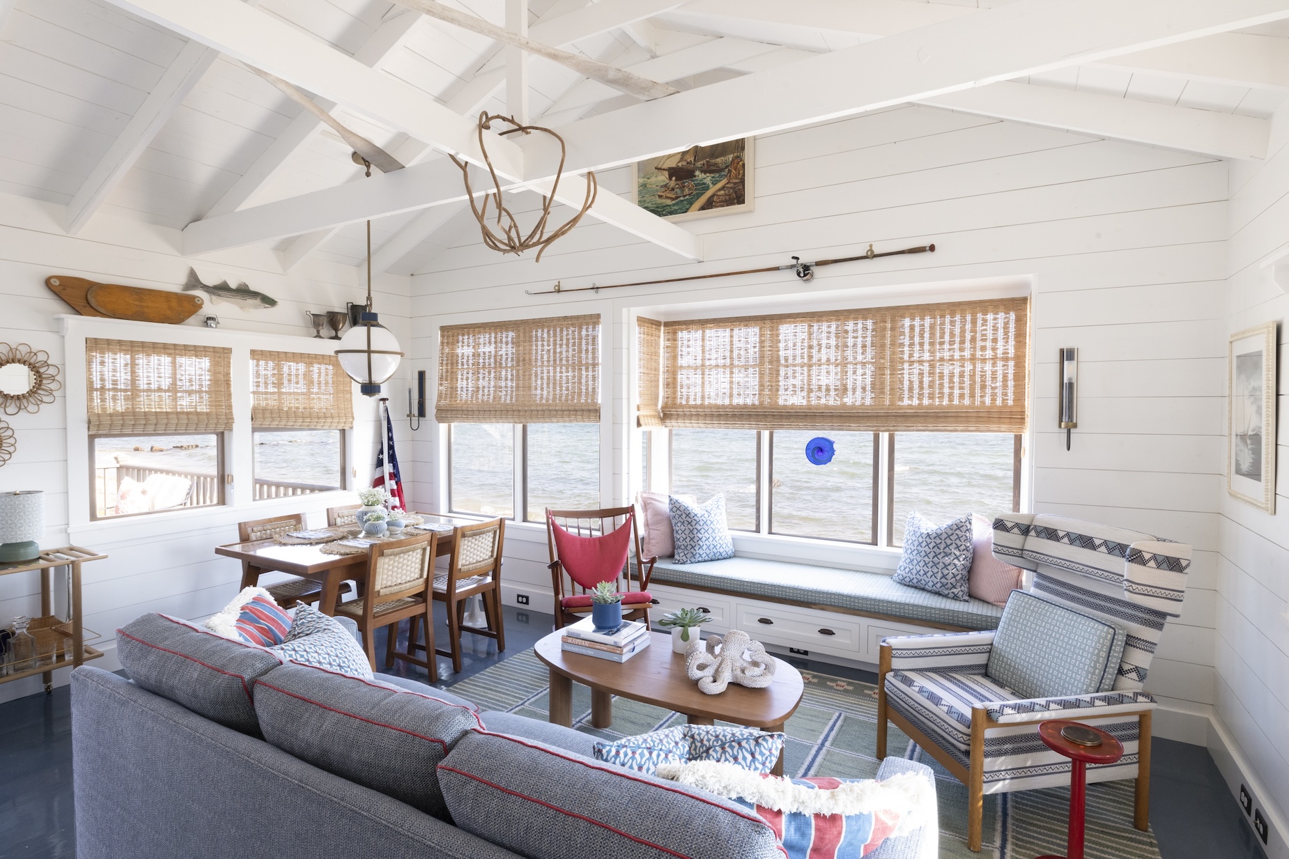 Stephanie King Design Living Room Mattapoisett Ma